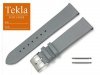 Pasek do zegarka TEKLA PT26 skórzany 20 mm szary